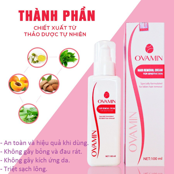 [HN] Kem tẩy lông body OvaMin 100ml