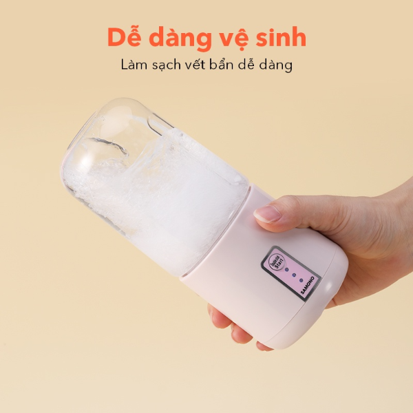 Máy xay cầm tay SAMONO SW-Y7 35W - Dung tích 350ml - Hồng