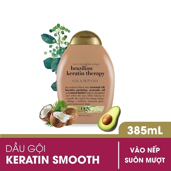 [HCM] Dầu gội OGX Keratin 385ml