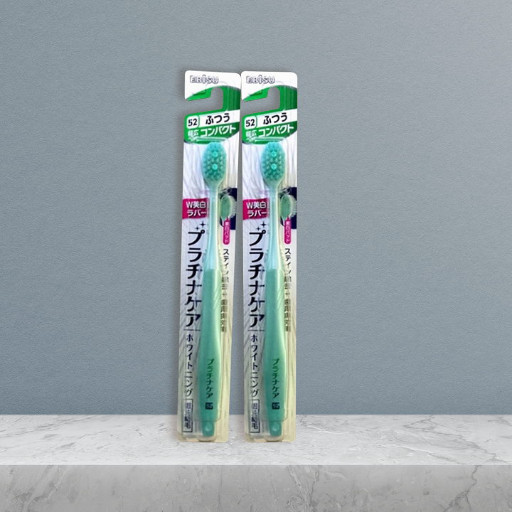 Combo 2 Bàn chải đánh răng Ebisu - Platinum Care Compact M (B-8021M)
