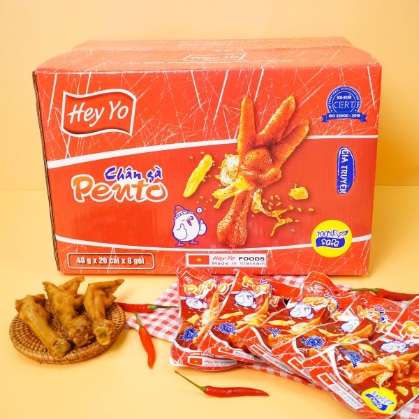 Chân gà cay Pento gói 40g