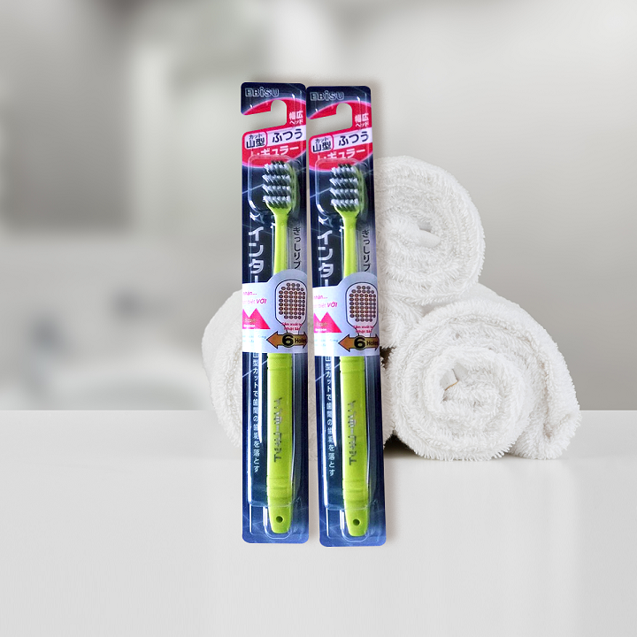 Combo 2 Bàn chải đánh răng Ebisu - Master Care Regular M (B-8033M)