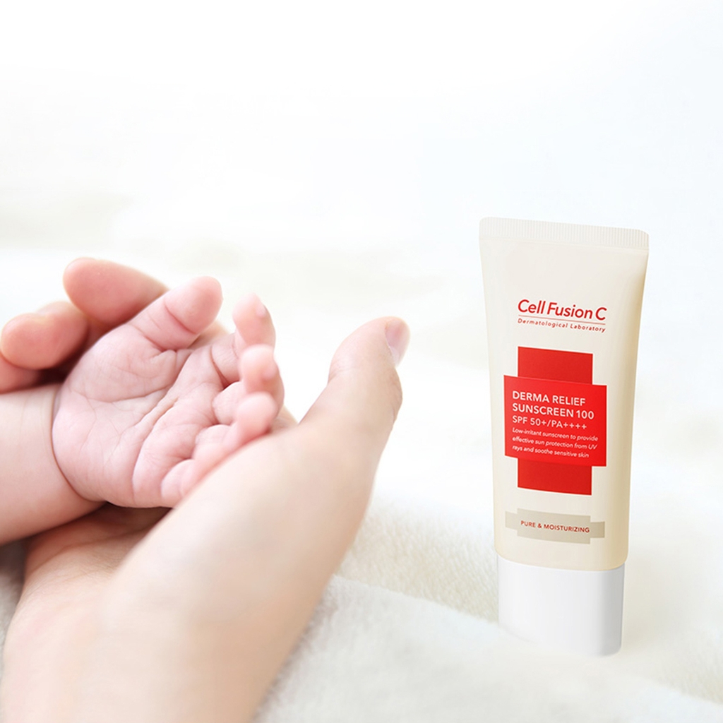 [HCM] Lon 2 Kem chống nắng chống ánh sáng xanh Cell Fusion C Derma Relief Sunscreen 100 SPF50+35ml +35ml