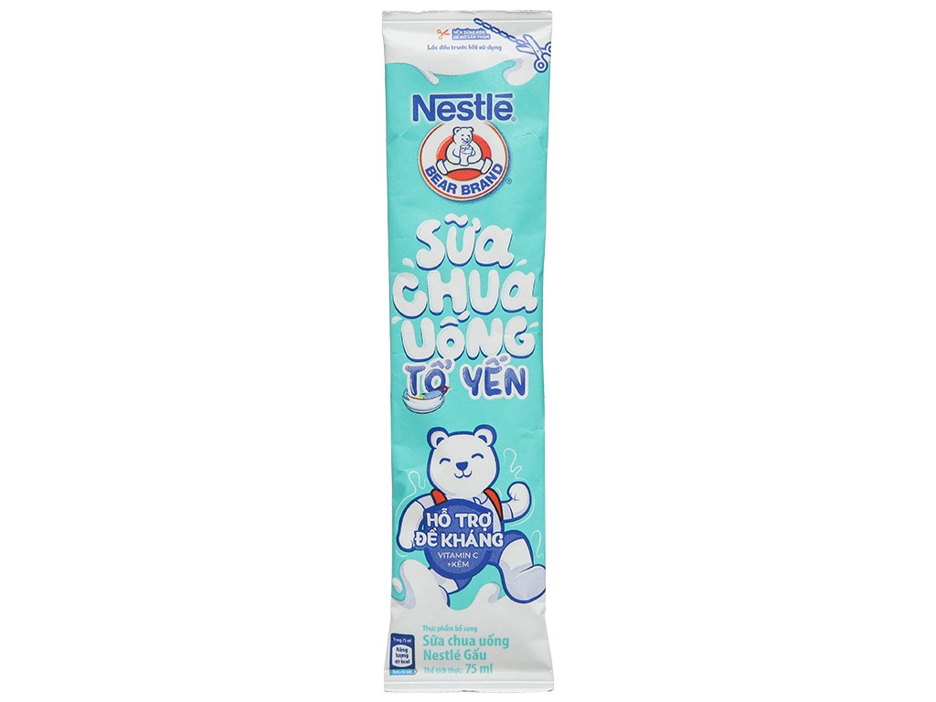 Sữa chua uống Nestle gấu que 85ml