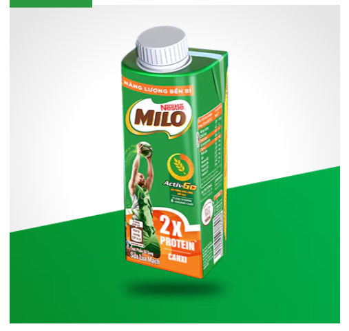 Thực phẩm bổ sung Sữa lúa mạch Milo Teen hộp nắp vặn 210ml