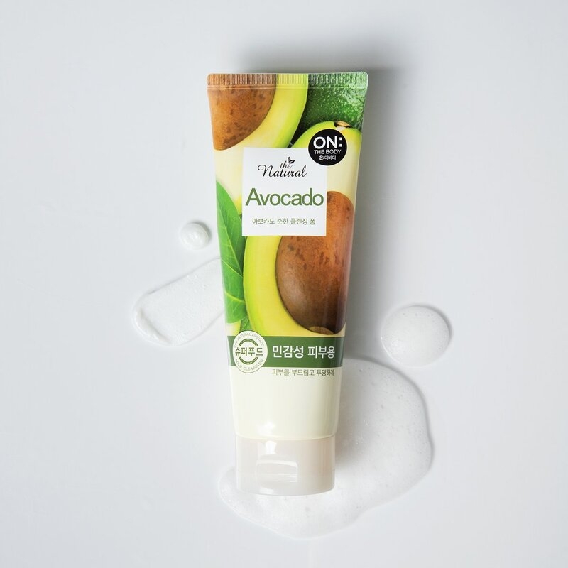 Sữa Rửa Mặt ON: THE BODY The Natural Avocado Mild Cleansing Foam 200g