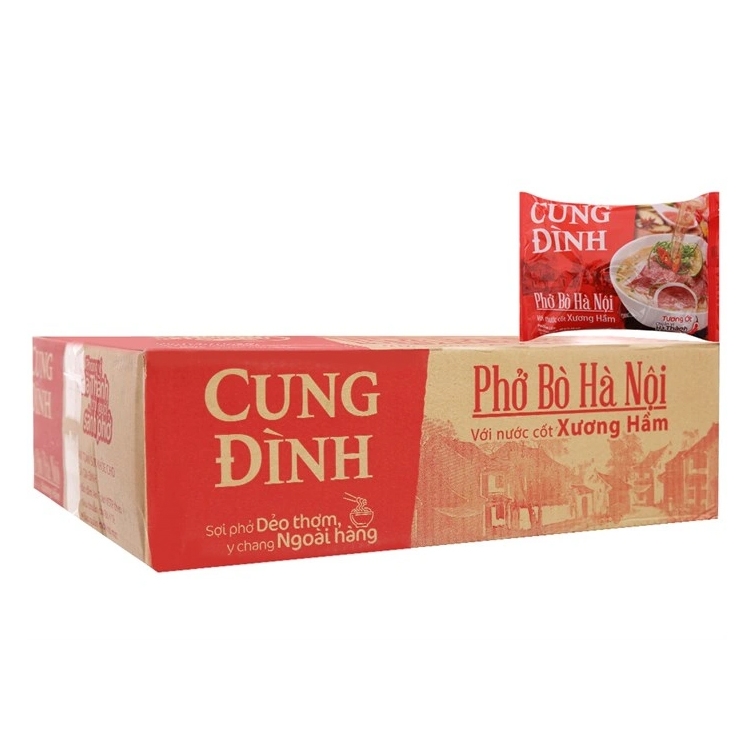 [THÙNG 30 GÓI] Cung Đình Phở Bò Hà Nội Gói 68g_681415