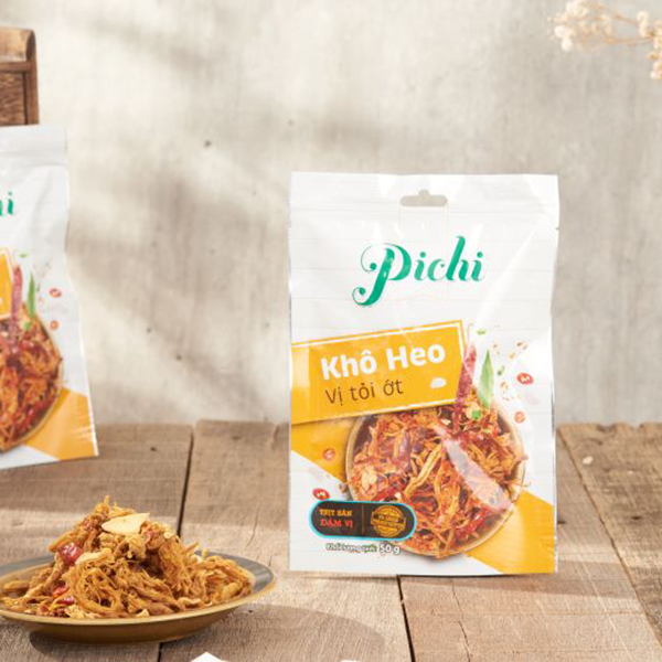 Khô heo vị tỏi ớt Pichi 50g