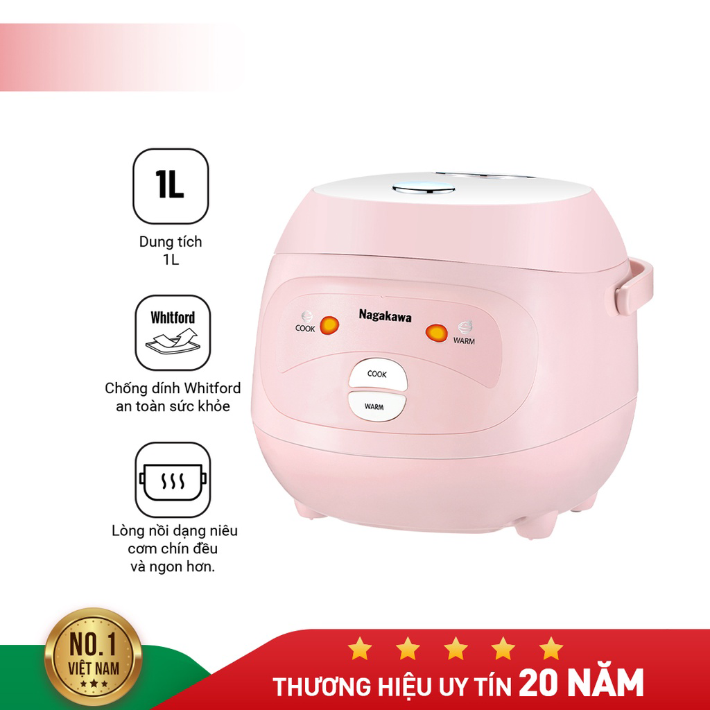 Nồi cơm điện 1L Nagakawa NAG0134