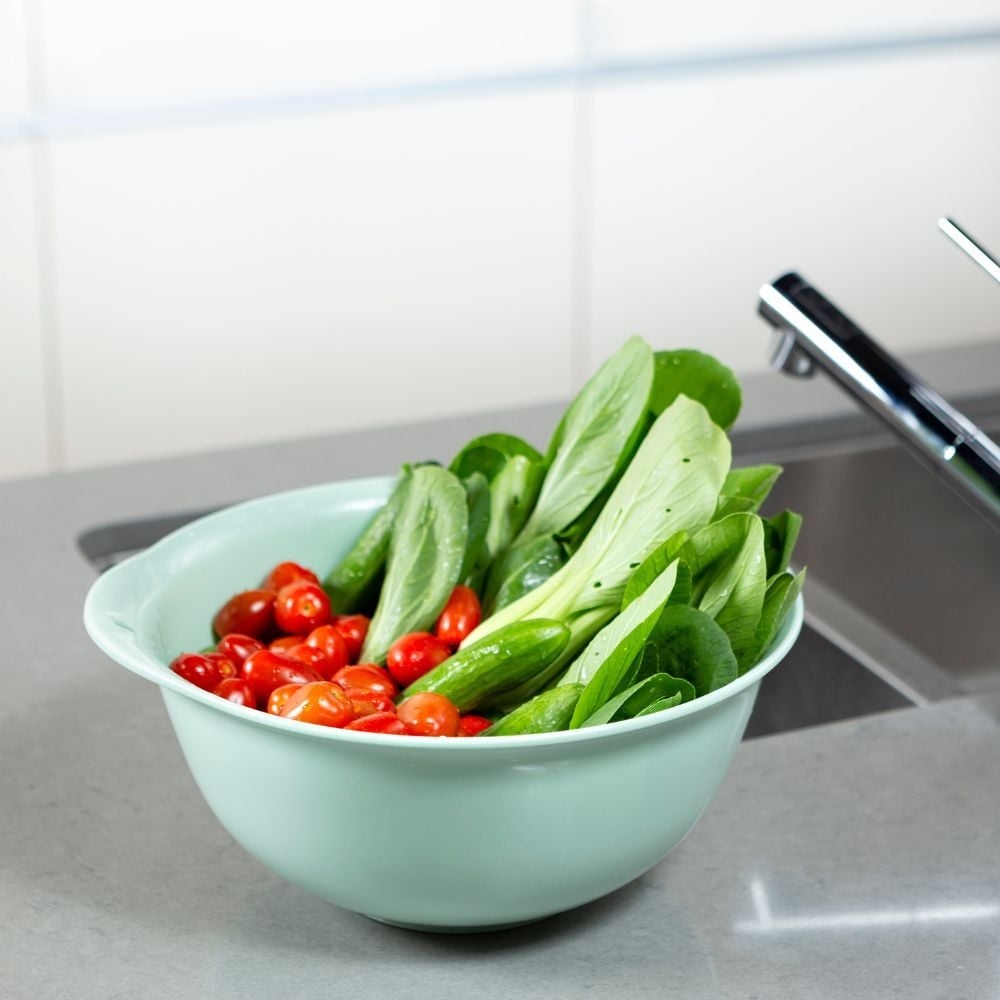 Bộ thau rổ cao cấp Yoko 30cm - Hồng/Trắng/Xanh (giao ngẫu nhiên)