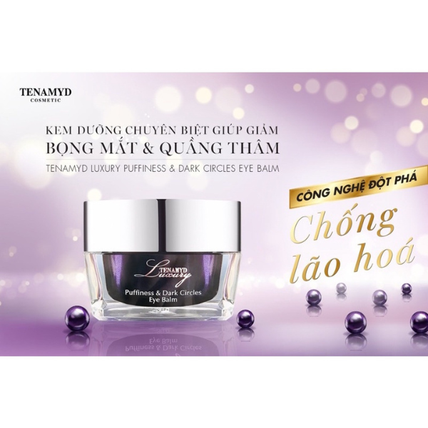 [HCM] Kem dưỡng chuyên biệt giúp giảm bọng mắt & quầng thâm Tenamyd Luxury Puffiness & Dark Circles Eye Balm - Lọ 30g