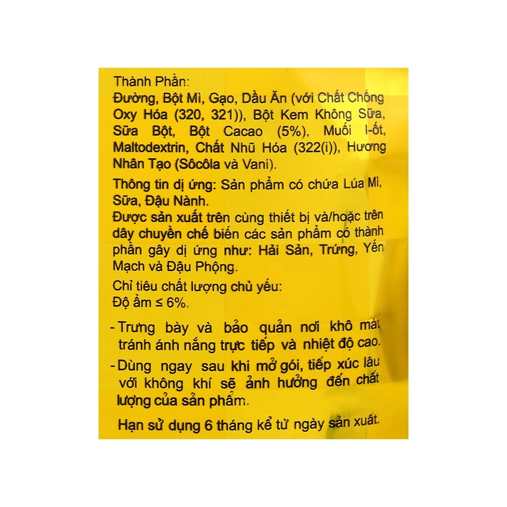 [THÙNG 20] Oishi Pillows Snack Nhân Sô Cô La Gói 80g