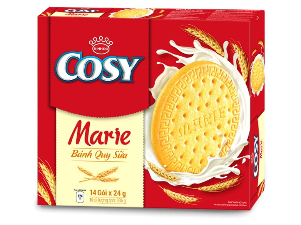 [THÙNG 10] Cosy Marie Bánh Quy Sữa hộp 336g