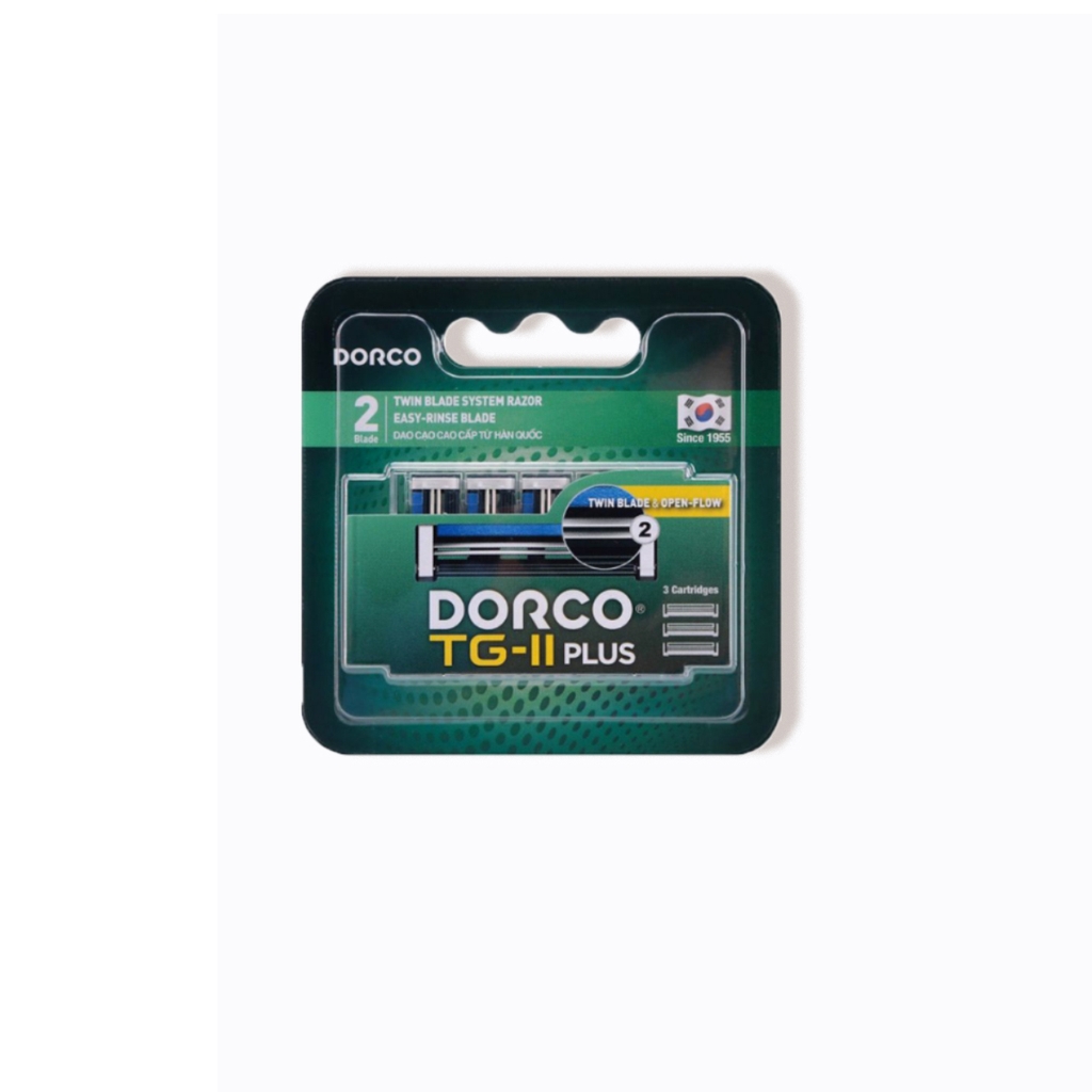 Combo 3 vỉ Bộ 3 đầu dao cạo lưỡi kép TNA 3030- 3B