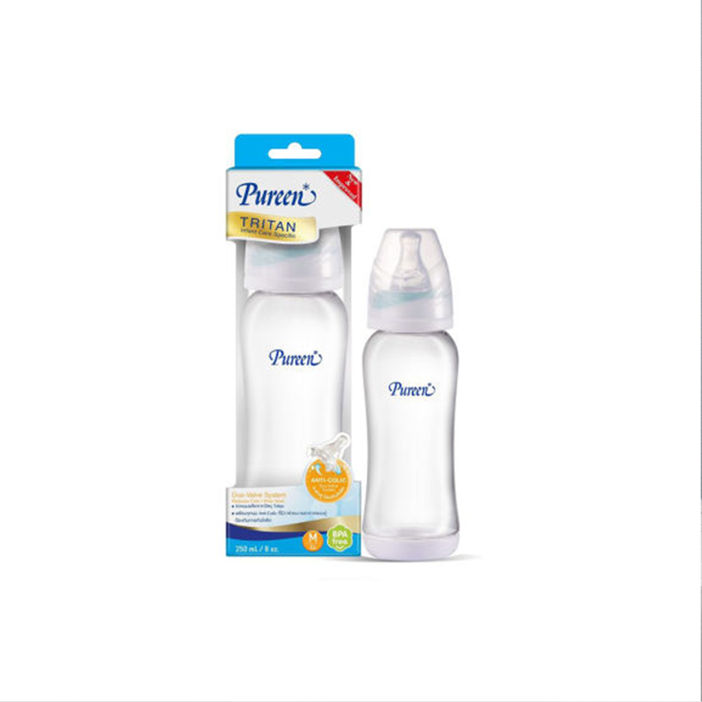 Combo 2 Bình sữa cổ hẹp Pureen 250ml