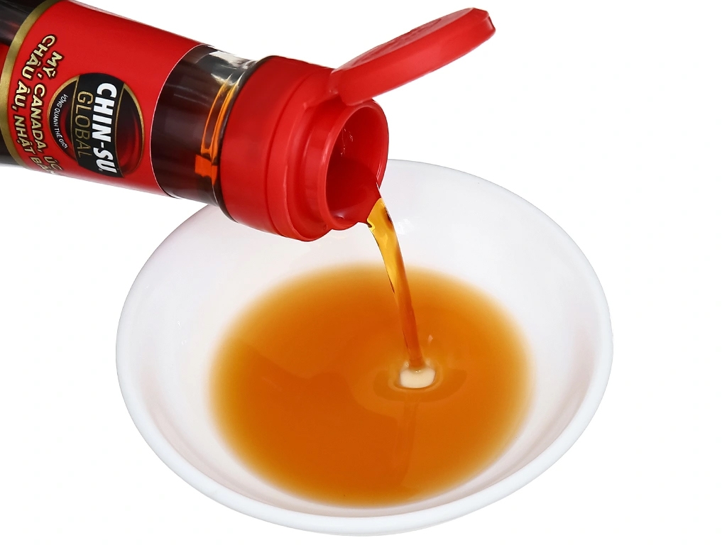 [THÙNG 12 CHAI] Chin-su Nước Mắm Cá Cơm Biển Đông Giảm Mặn Chai 720ml