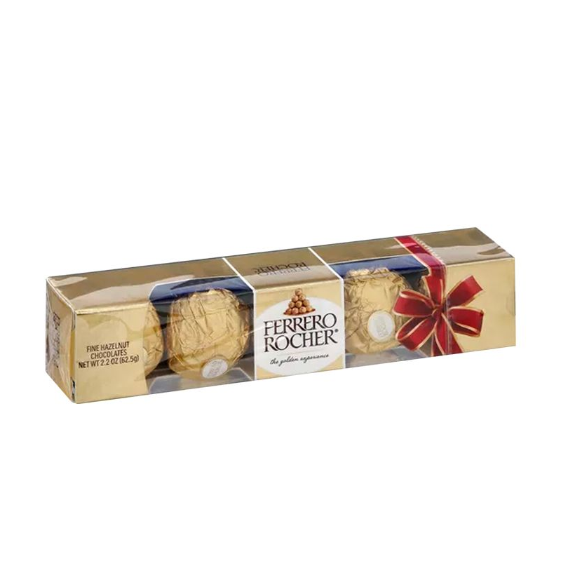 Sô Cô La Ferrero Rocher hộp 62.5g (5 viên)