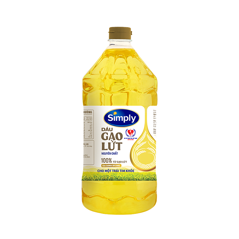 Dầu ăn Simply gạo lứt 2L
