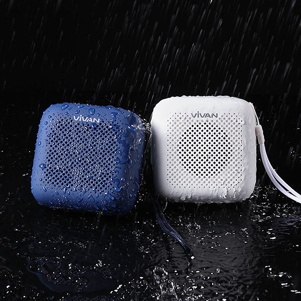 Loa TWS Bluetooth 5.0 VIVAN VSI - Chuẩn chống nước IPX5 - Công suất 5W - 8H playtime hỗ trợ thẻ nhớ & USB - Xanh