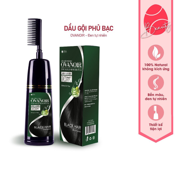 [HN] Dầu gội phủ bạc Ova Noir 200ml