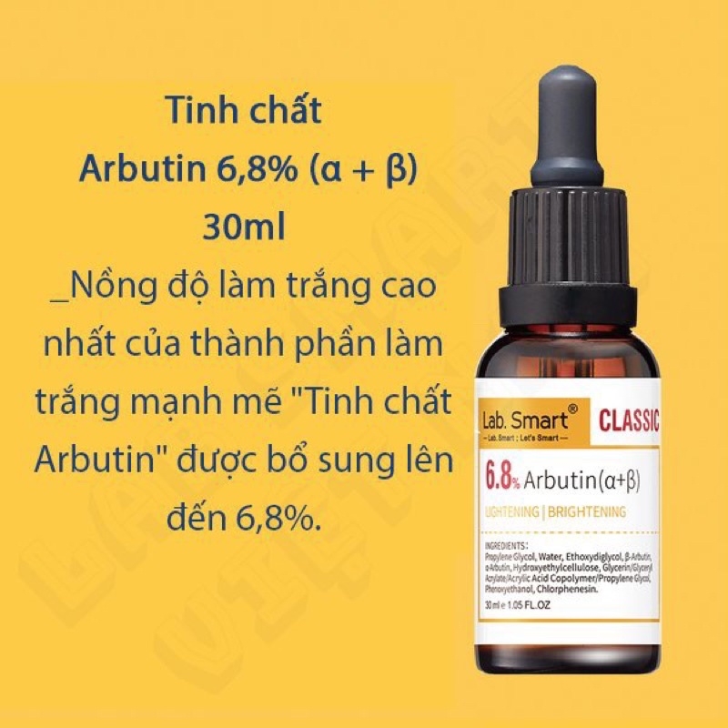 Tinh chất serum 6.8% Autin Labsmart trắng da, sáng da 30ml