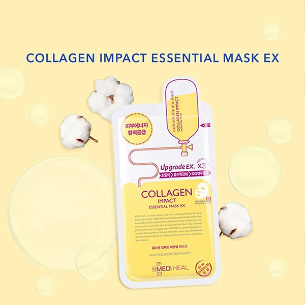 Combo 5 Mặt nạ ngăn ngừa lão hóa da Mediheal Collagen Impact Essential Mask - Miếng 25g