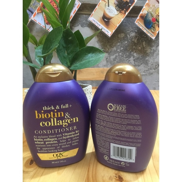 [HCM] Dầu gội OGX Biotin Thick & Full 385ml