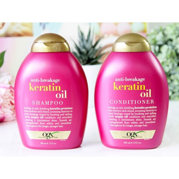 [HCM] Dầu gội OGX Keratin 385ml