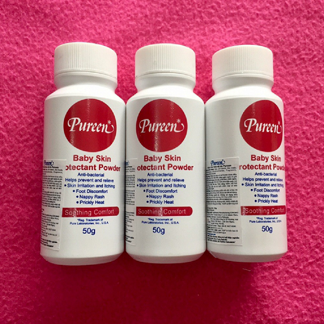 Combo 6 lọ Phấn thuốc đặc trị rôm sảy Pureen 50g