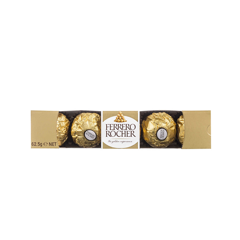 Sô Cô La Ferrero Rocher hộp 62.5g (5 viên)