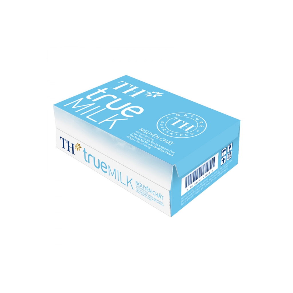 [Thùng 48 Hộp] TH True Milk Sữa Tươi Tiệt Trùng Nguyên Chất Hộp 180ML_400058