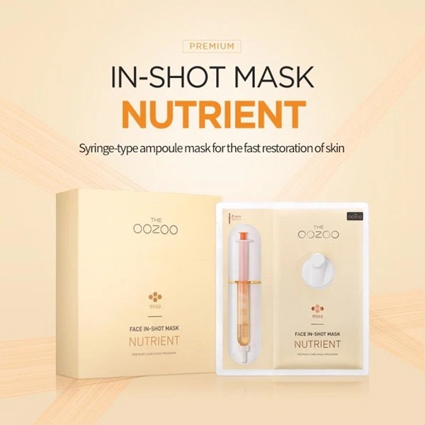 [HN] Mặt nạ tinh chất tươi The Oozoo Face Injection Mask - Nutrient 30g