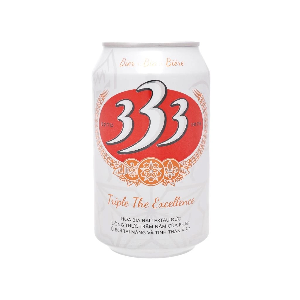 [THÙNG 24 LON] 333 Bia Lon 330ml
