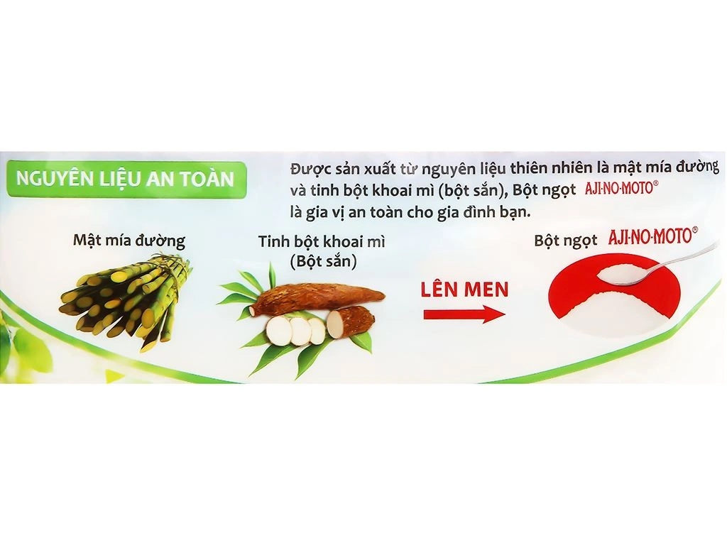[THÙNG 10 GÓI] Ajinomoto Bột Ngọt Hạt Lớn Gói 1.8kg