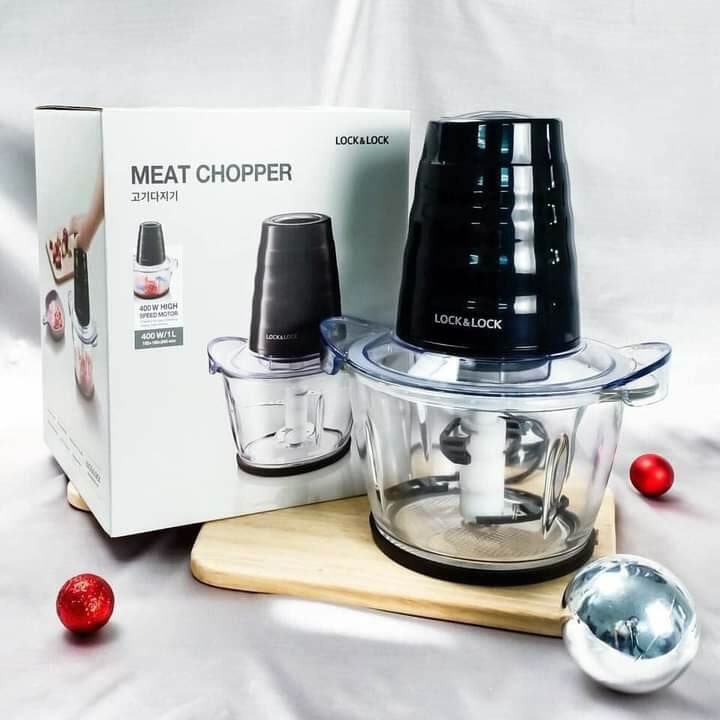 Máy xay thịt Lock&Lock Meat Chopper EJM156BLK 1L - Màu đen