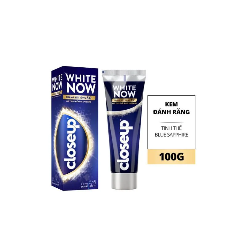 Kem Đánh Răng Closeup Tinh Thể Blue Sapphire Tuýp 100g