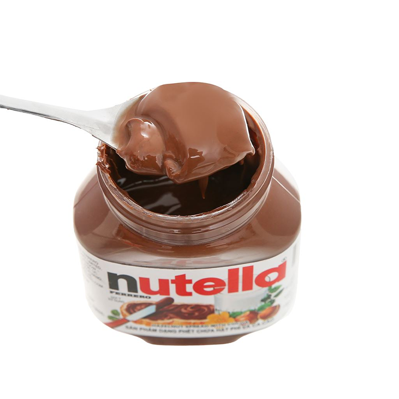 Sản phẩm dạng phết chứa hạt phỉ và cacao Nutella hộp 200g/ 350g