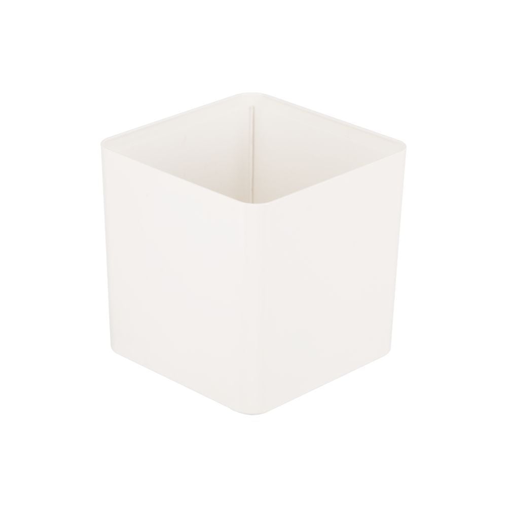 Hộp khăn giấy vuông Sano (nắp nhựa) - Trắng ngọc