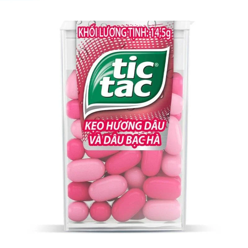 Kẹo Tic Tac nhiều hương vị hộp 14,5 g