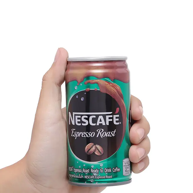 Cà phê uống liền Nescafe Espresso Roast lon 170ml