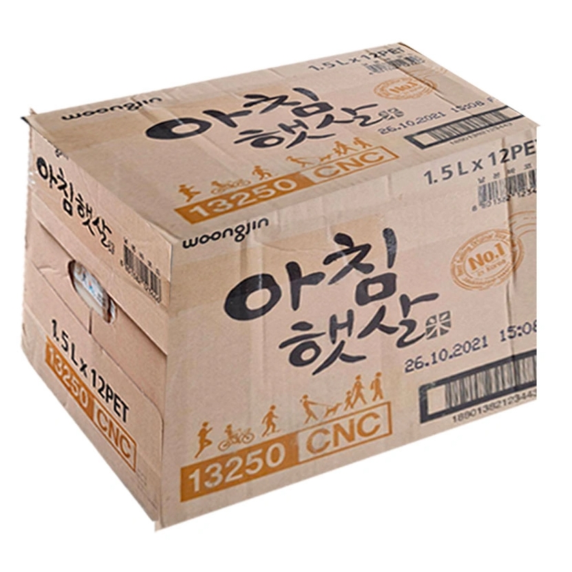 [THÙNG 12 CHAI] Woongjin Nước Gạo Rang Morning Chai 1.5L