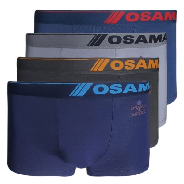 Quần boxer Osama cotton lớn Vĩnh Hưng - Xám trắng