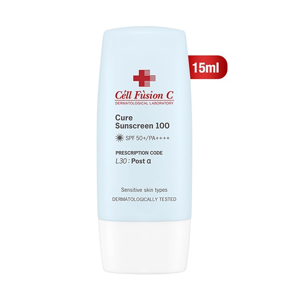 [HCM] Kem chống nắng dịu da Cell Fusion C Cure Sunscreen 100 SPF 50+ / PA++++ 15g