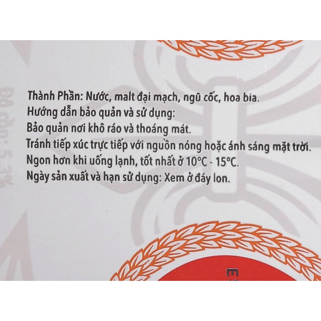 [THÙNG 24 LON] 333 Bia Lon 330ml