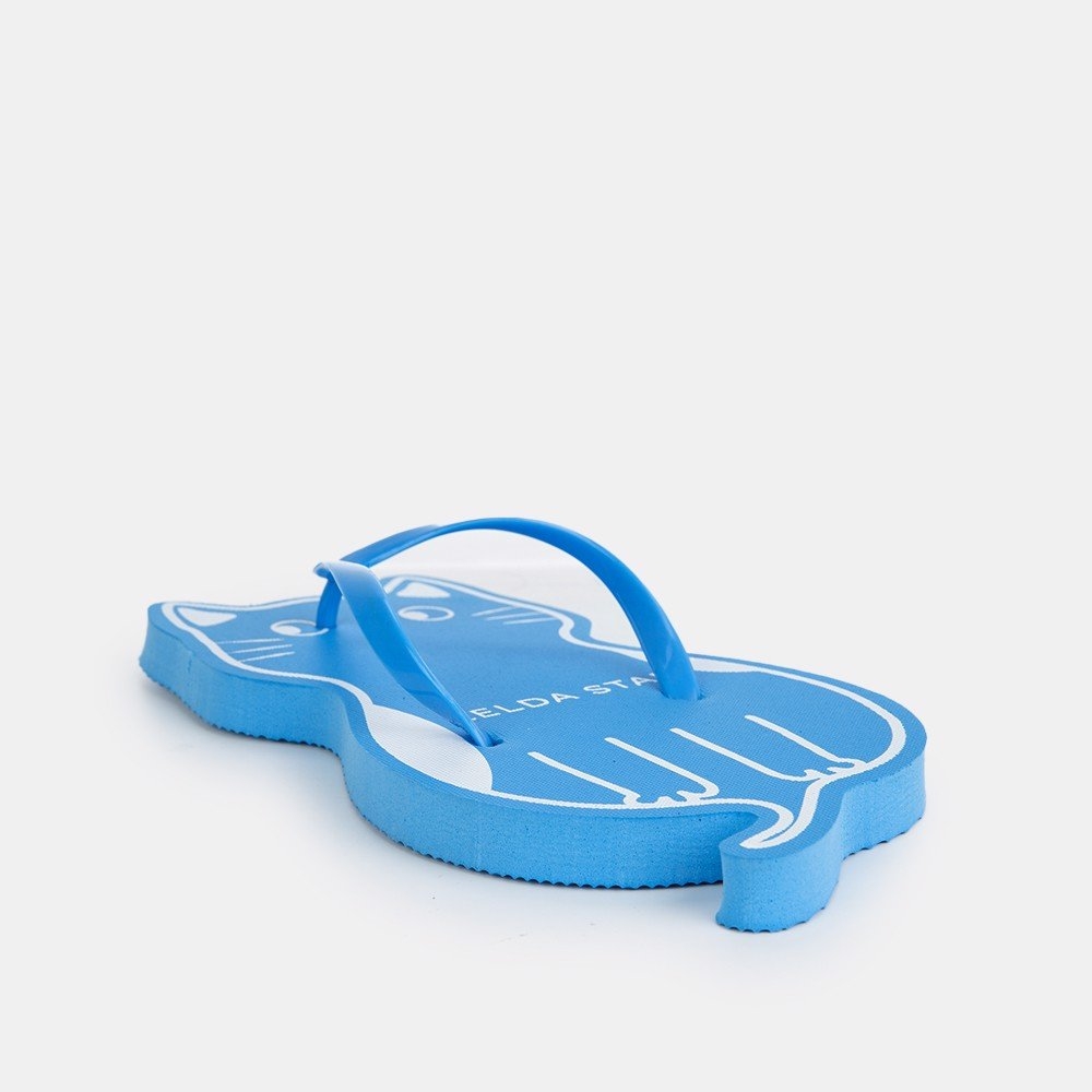 Dép xốp hình con mèo Zelda Star - DX0380321 - Xanh