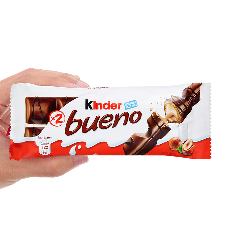 Bánh xốp Sô cô la Kinder Bueno gói 42g