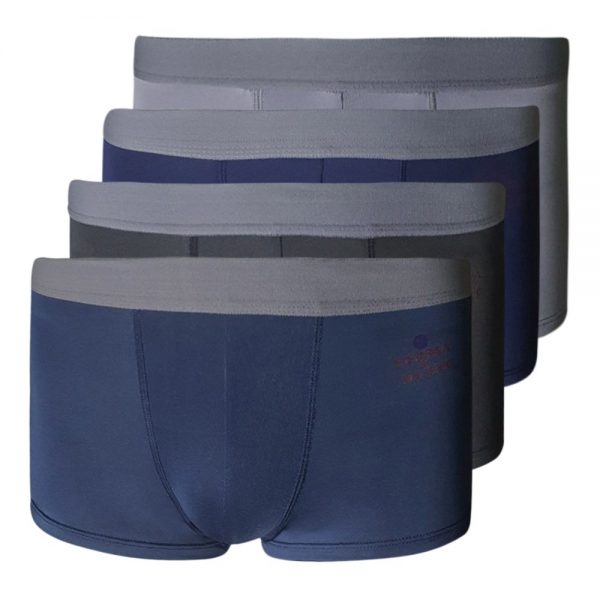 Quần boxer Osama lưng xám Vĩnh Hưng - Xanh coban