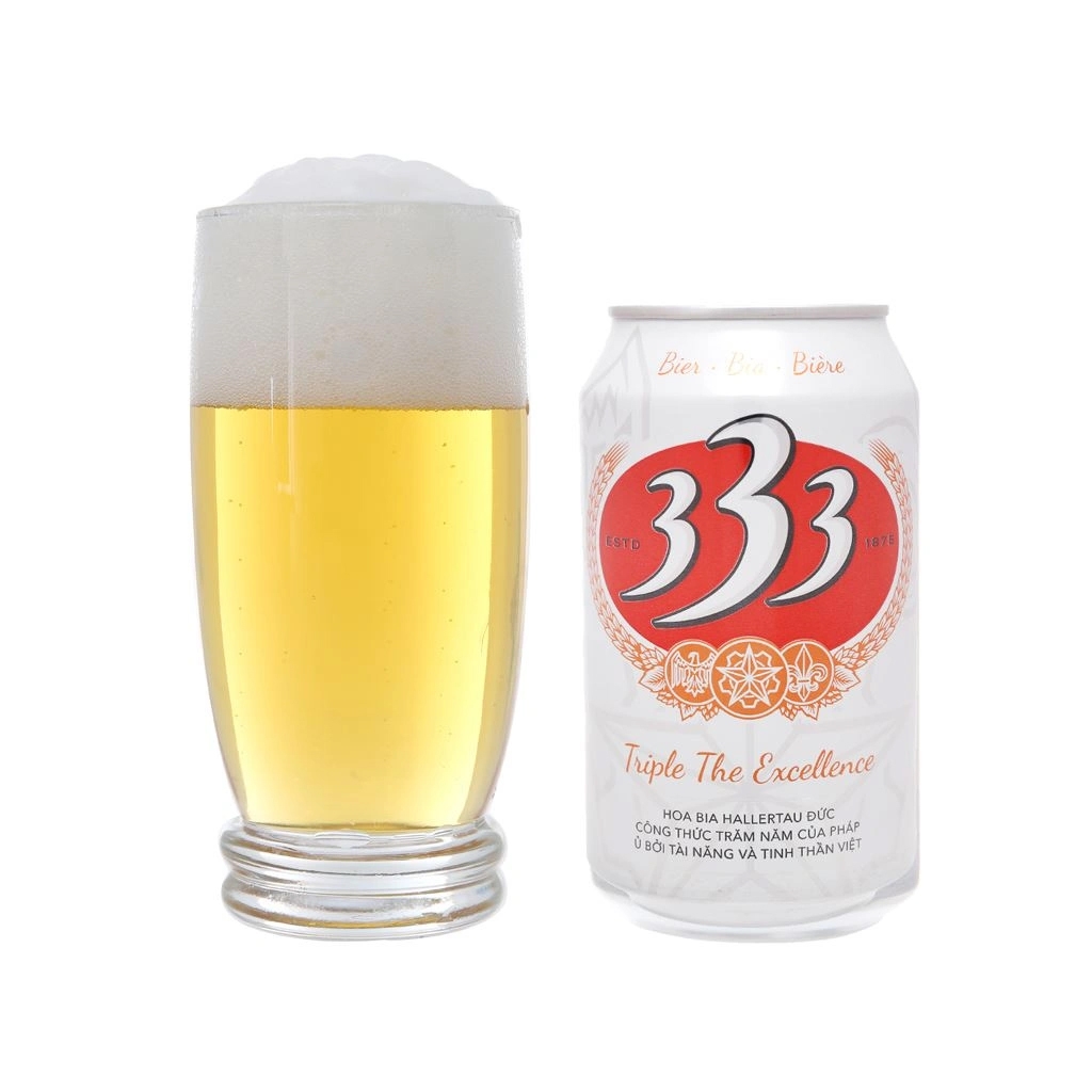 [THÙNG 24 LON] 333 Bia Lon 330ml