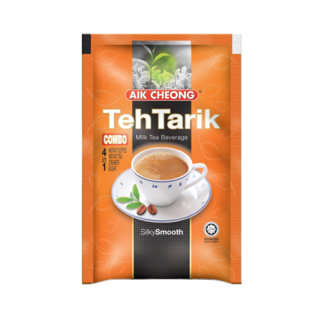 Trà sữa vị cà phê Aik Cheong Teh Tarik Combo 4 in 1 - 600g (15 Gói x 40g)