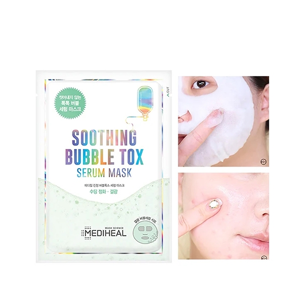 Mặt nạ sủi bọt thải độc cho da Mediheal Bubble Tox Serum Mask - Gói 25ml